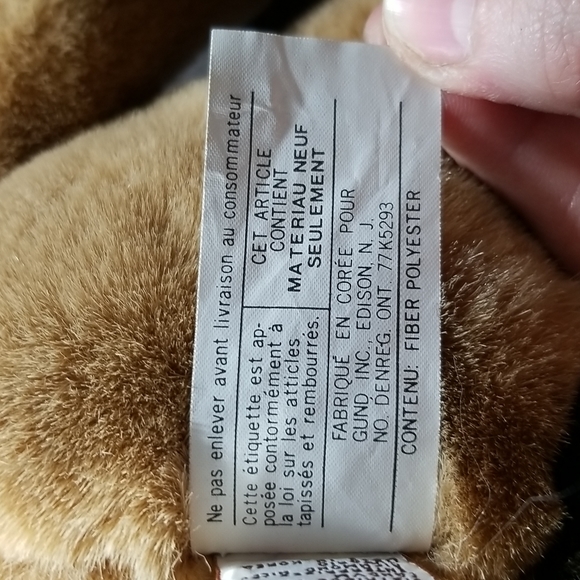 Vintage Gund 5768 Eager The Beaver Plush Stuffed Animal 8" VG+ 1985 - Picture 7 of 7